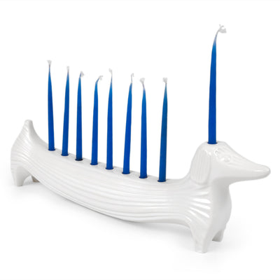 Jonathan Adler Menorah Kerzenständer Dachshund aus Keramik
