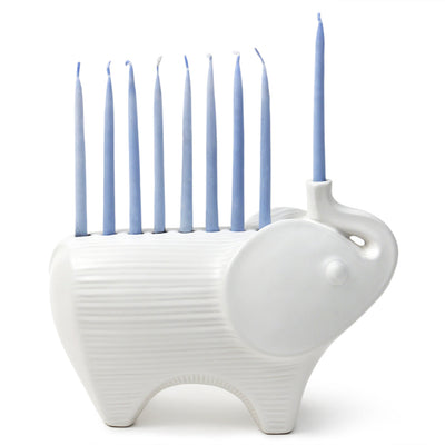 Jonathan Adler Menorah Kerzenständer Elephant aus Keramik