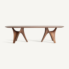 Vical Table À Manger Bilzen En Placage Noyer | 280x120 cm