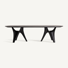 Vical Dining Table Bilzen in Black Oak Veneer | 280x120 cm