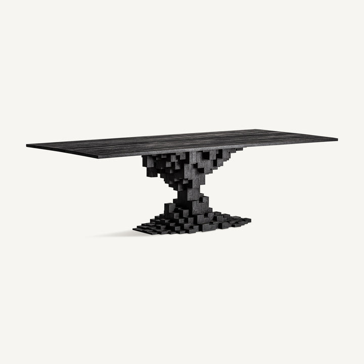 Vical Esstisch Pètria aus Mangoholz Schwarz | 250x110 cm – Ansicht 2