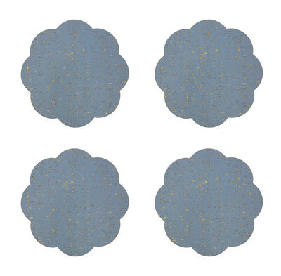 Jonathan Adler Tischset Metallic Cork Petal | 4-teilig
