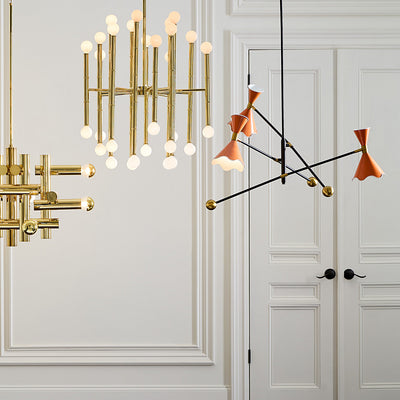 Jonathan Adler 30-flammiger Chandelier Deckenleuchter Meurice | Gold