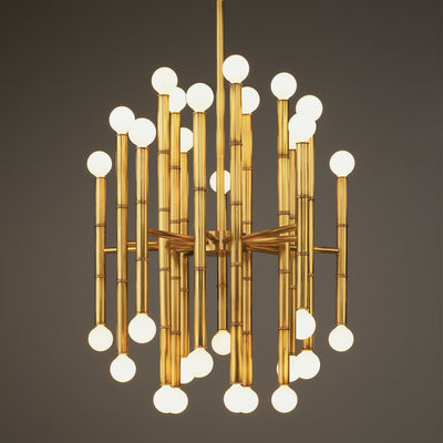 Jonathan Adler 30-flammiger Chandelier Deckenleuchter Meurice | Gold