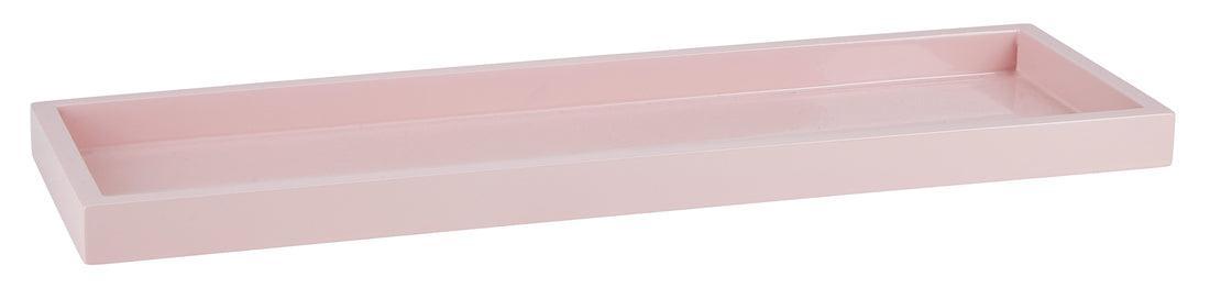 Miss Étoile - Hochglanz-Tablett in Rosé | 43 x 14 cm - Codeso Living