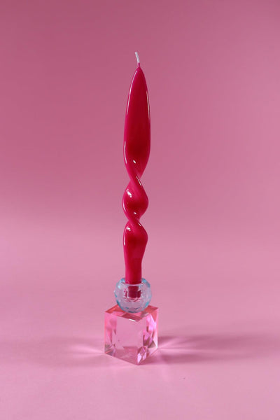 Miss Étoile - Bunter Kerzenhalter aus schwerem Glas - Codeso Living