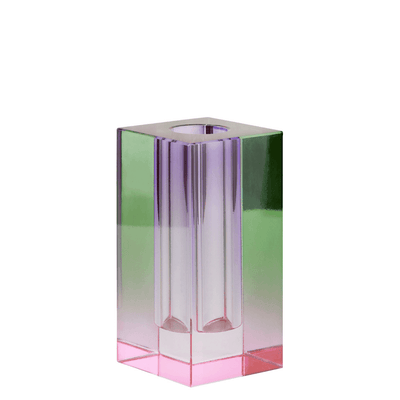 Miss Étoile - Vase aus schwerem Kristallglas | Grün - Codeso Living