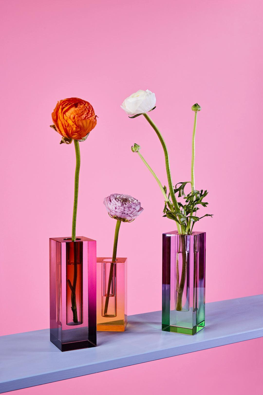 Miss Étoile Vase aus schwerem Kristallglas | Rose Codeso Living