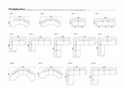 Modulares Sofa Sofia