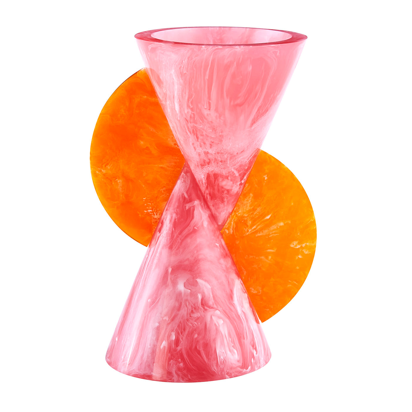 Jonathan Adler Vase Como Cone | Pink & Orange