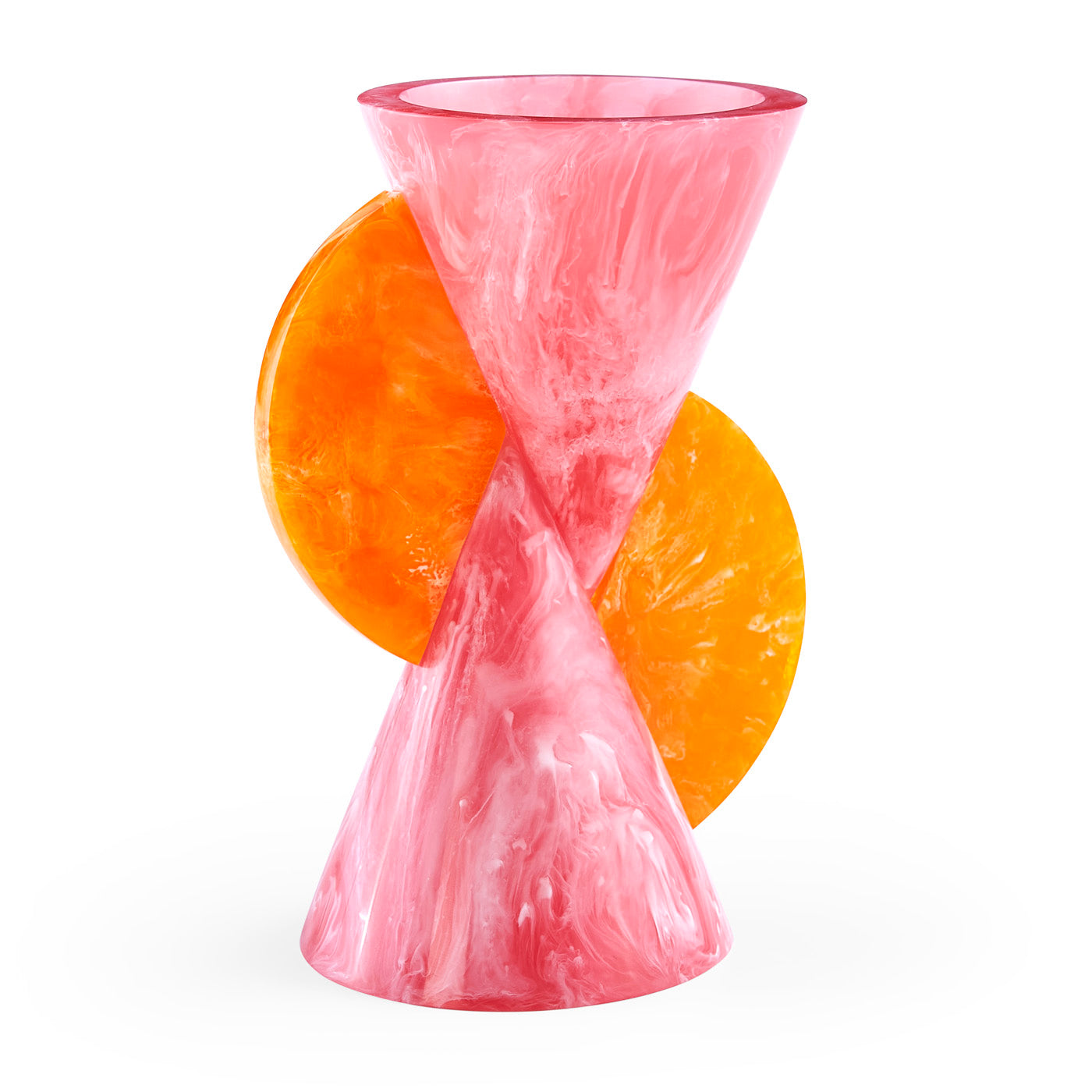 Jonathan Adler Vase Como Cone | Pink & Orange
