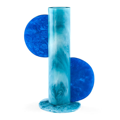 Jonathan Adler Vase Como Cylinder | Blau