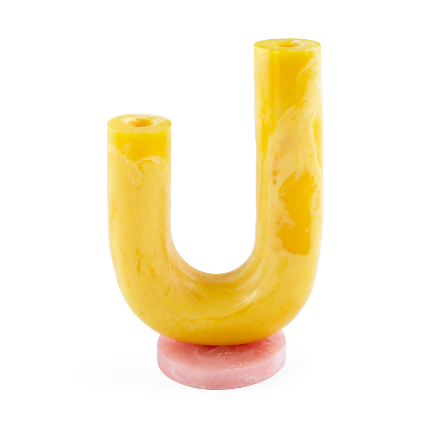 Jonathan Adler Double Tube Vase Como | Gelb & Rosa