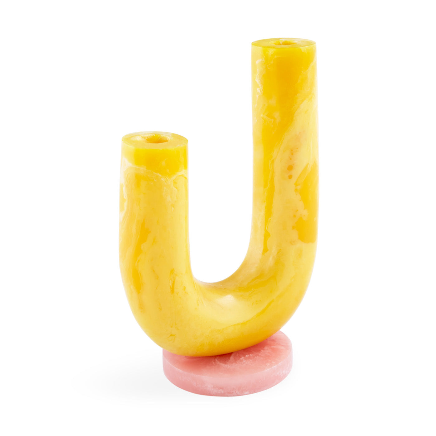 Jonathan Adler Double Tube Vase Como | Gelb & Rosa
