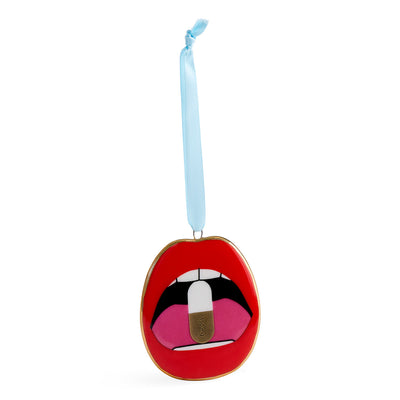 Jonathan Adler Weihnachtsbaumanhänger Ornament Lips Full Dose