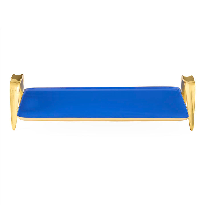 Jonathan Adler Servier- und Dekotablett Oscar | Blau