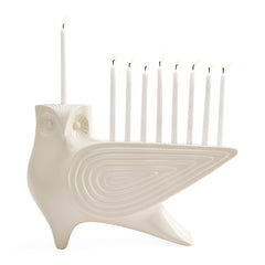 Jonathan Adler Menorah Kerzenständer Eule aus Keramik