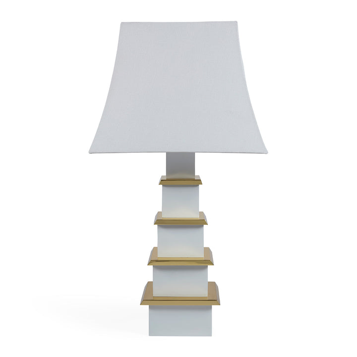 Jonathan Adler Tischlampe Pagoda | Weiß