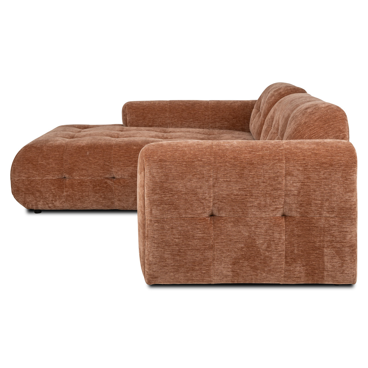 Richmond Interiors Modulares Ecksofa Paloma mit Lounge links | Mocha Mousse