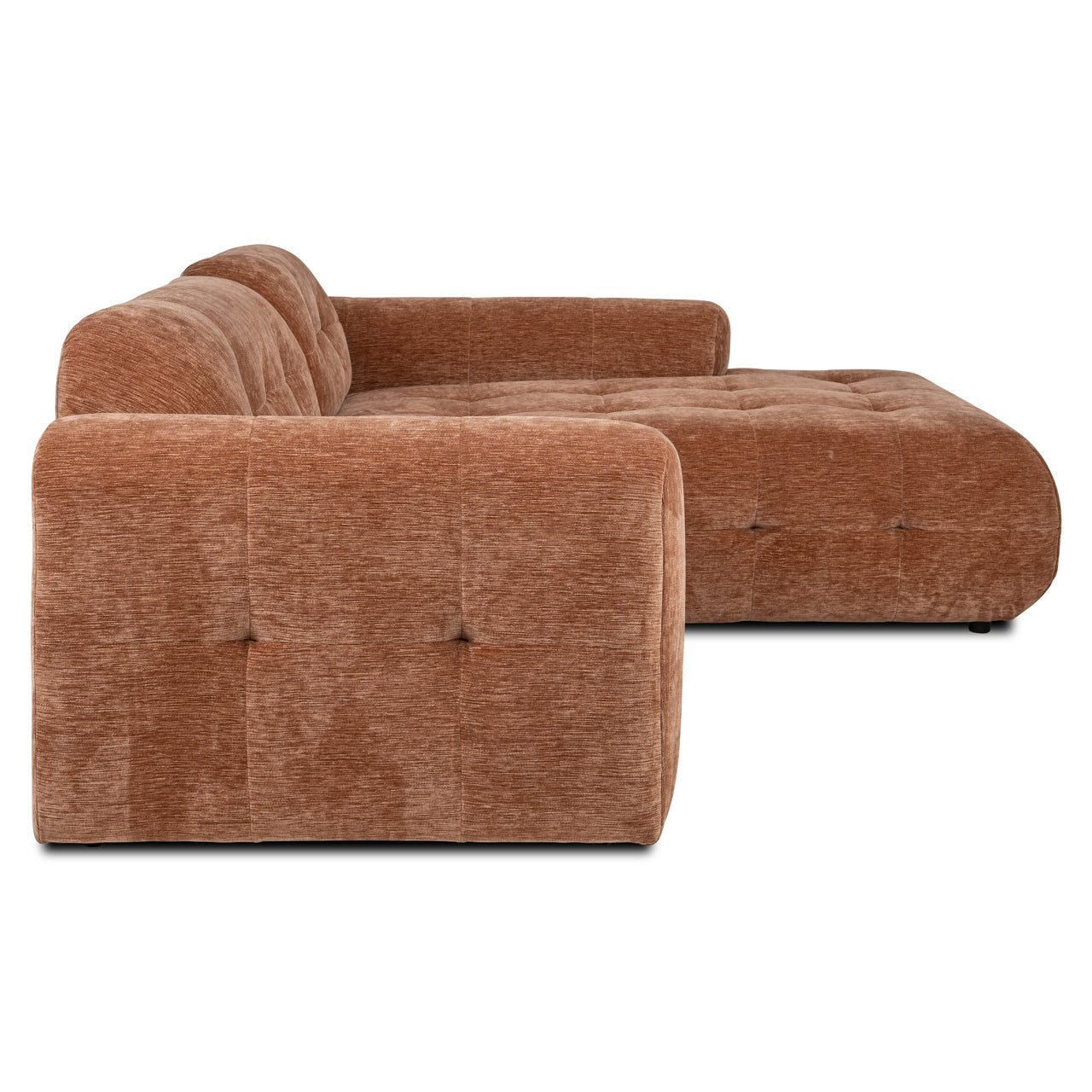 Richmond Interiors Modulares Ecksofa Paloma mit Lounge links | Mocha Mousse