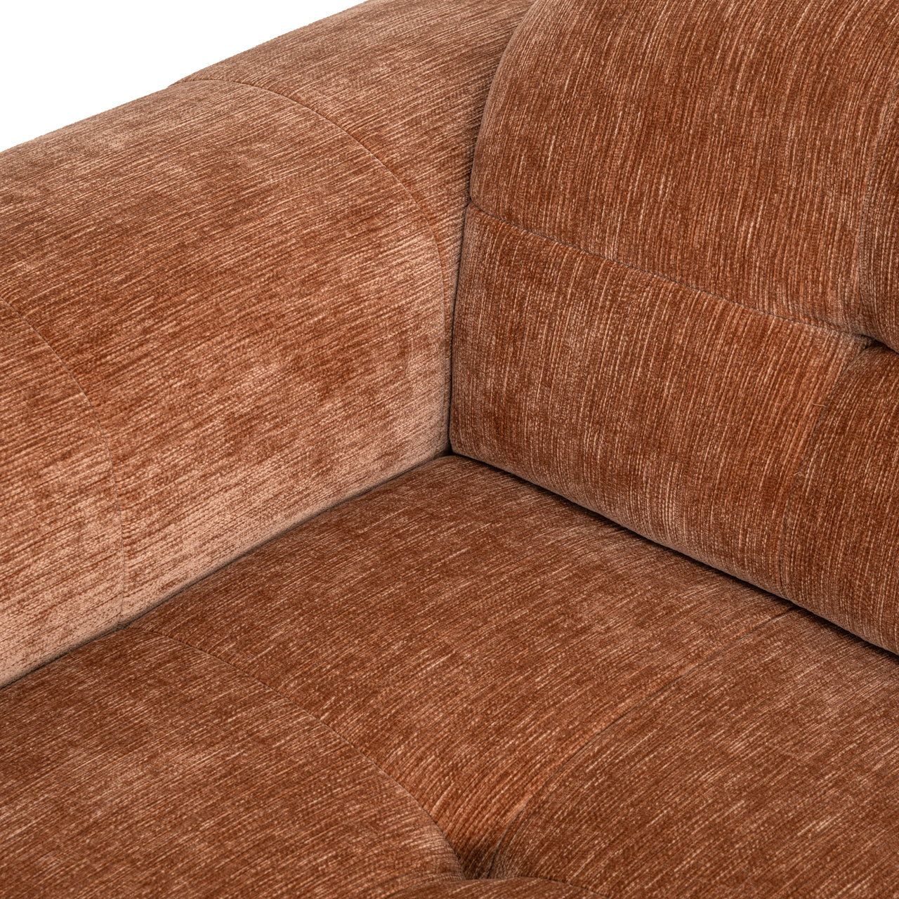 Richmond Interiors Modulares Ecksofa Paloma mit Lounge links | Mocha Mousse