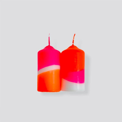 Pink Stories - Dip Dye Neon Kerzen Set "Fairy Tale" - Codeso Living