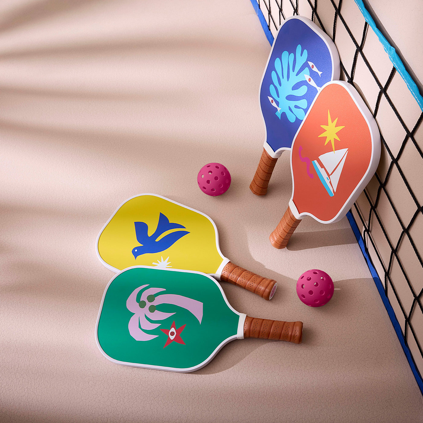 Jonathan Adler Strandtennis-Set Pickleball Spiel Playa