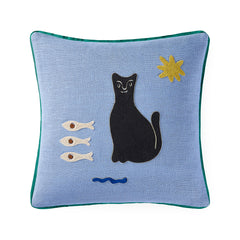 Jonathan Adler Kissen Playa Cat | 40x40 cm