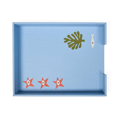 Jonathan Adler Leather Letter Tray Playa