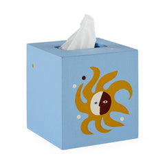 Jonathan Adler Leder-Kosmetiktuchbox Playa