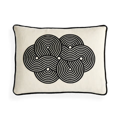 Jonathan Adler Kissen Pompidou B&W Cloud | 30x40 cm