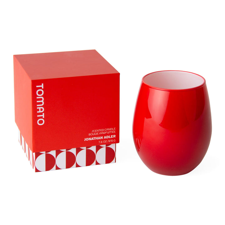 Jonathan Adler Duftkerze Pop Tomato mit roter Geschenkverpackung
