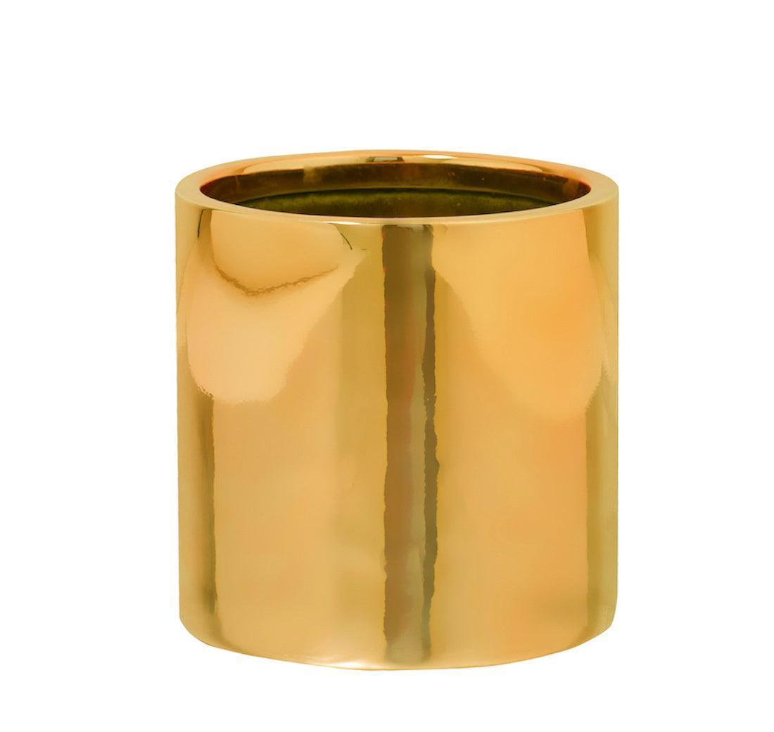 Pottery Pots Pflanztopf Puk | Platinum Gold | Ø 15 cm