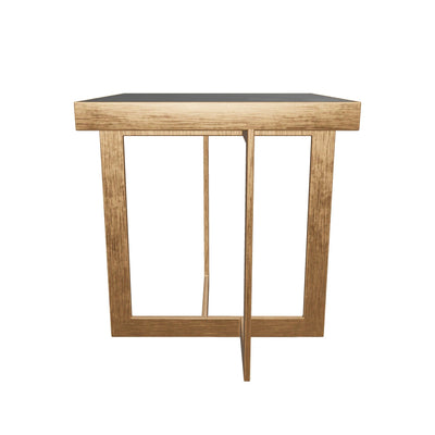 Richmond Interiors Cambon side table 50x50 cm | Dark coffee