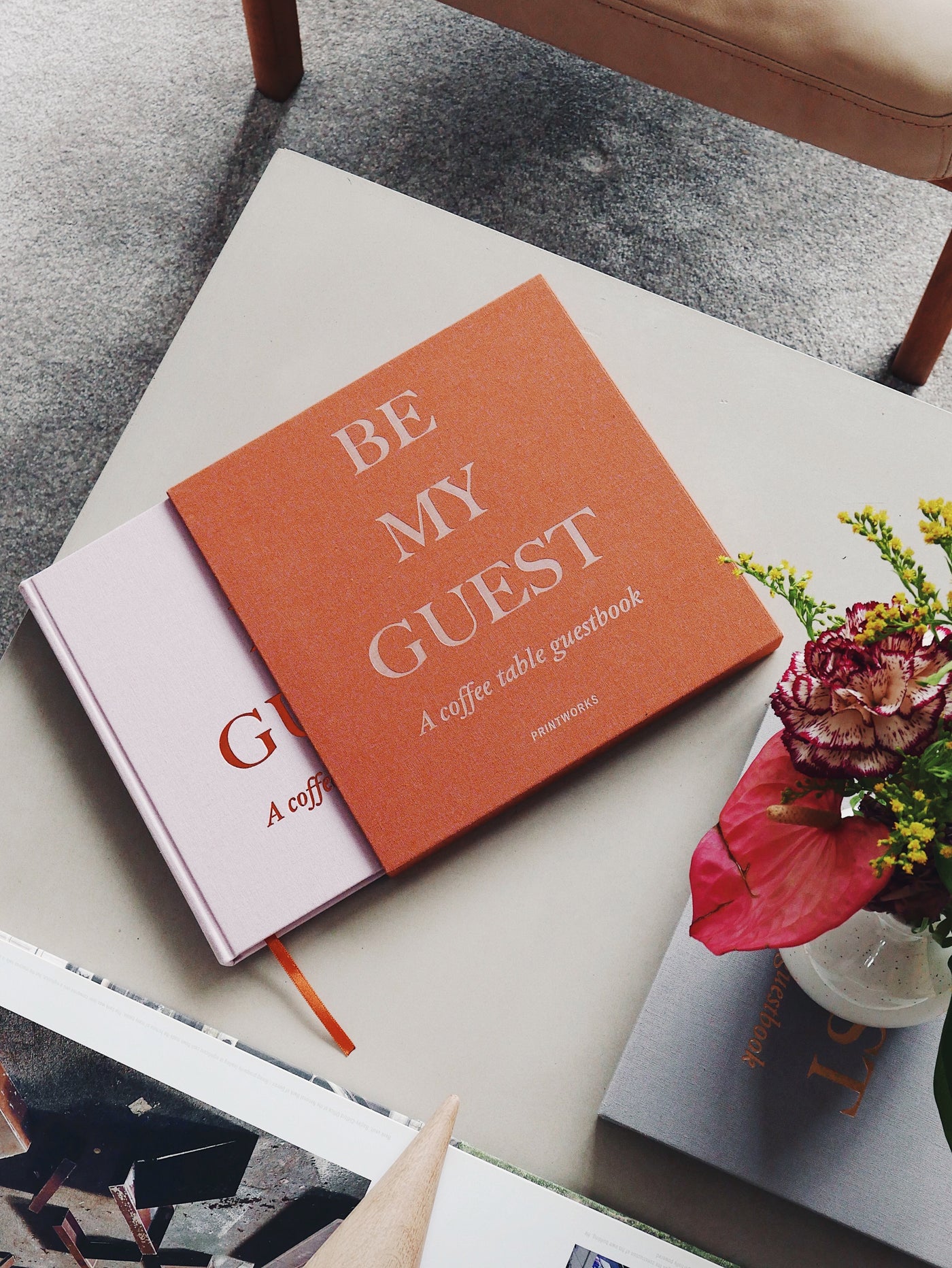 Printworks Be my Guest - A Coffee Table Guestbook | Rust&Pink