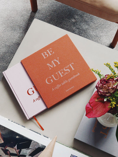 Printworks Be my Guest - A Coffee Table Guestbook | Rust&Pink