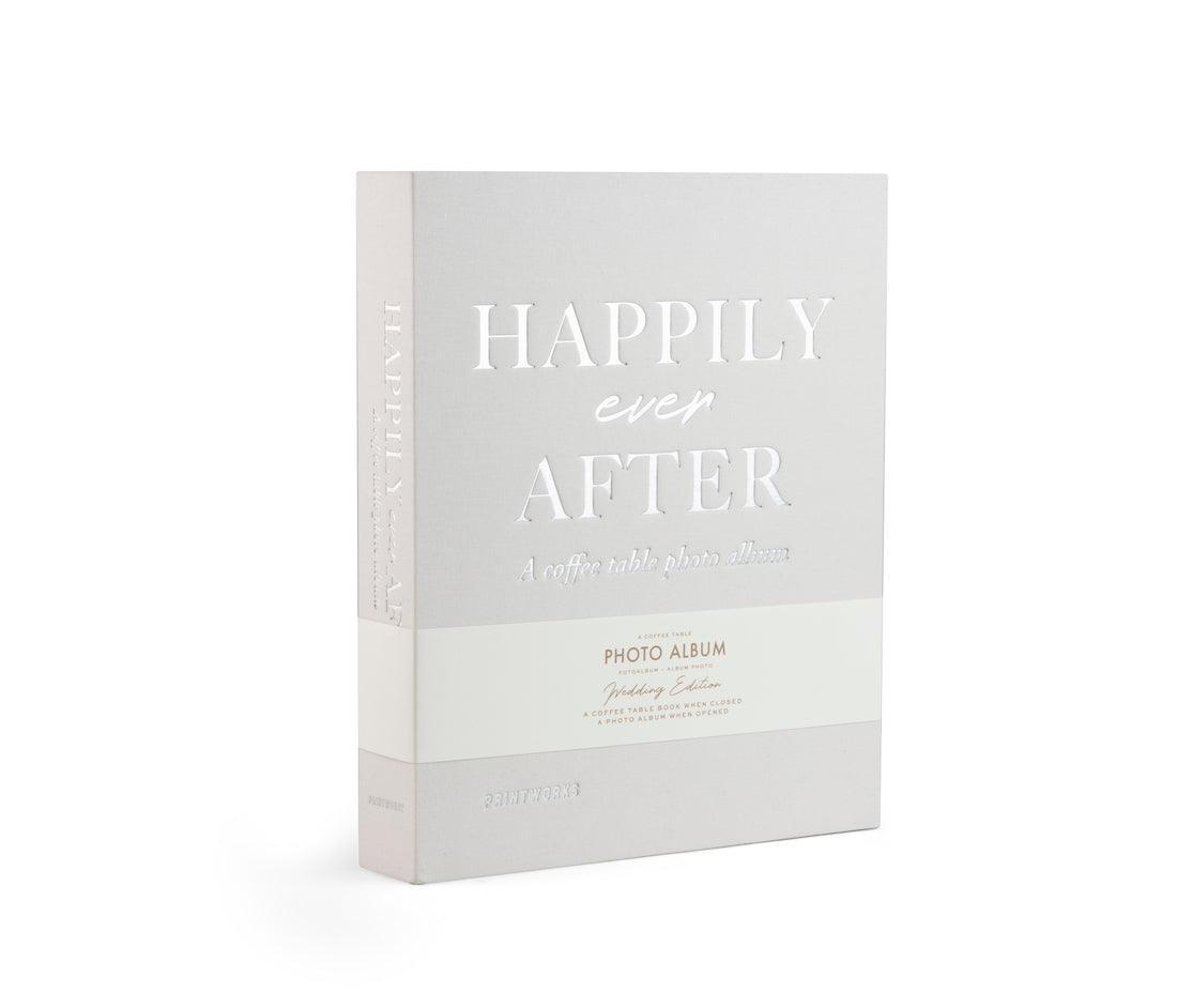 Printworks - Happily Ever After - A Coffee Table Photo Album | Ivory - Codeso Living