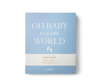 Printworks - Oh Baby it´s a wild World - A Coffee Table Photo Album | Blau - Codeso Living