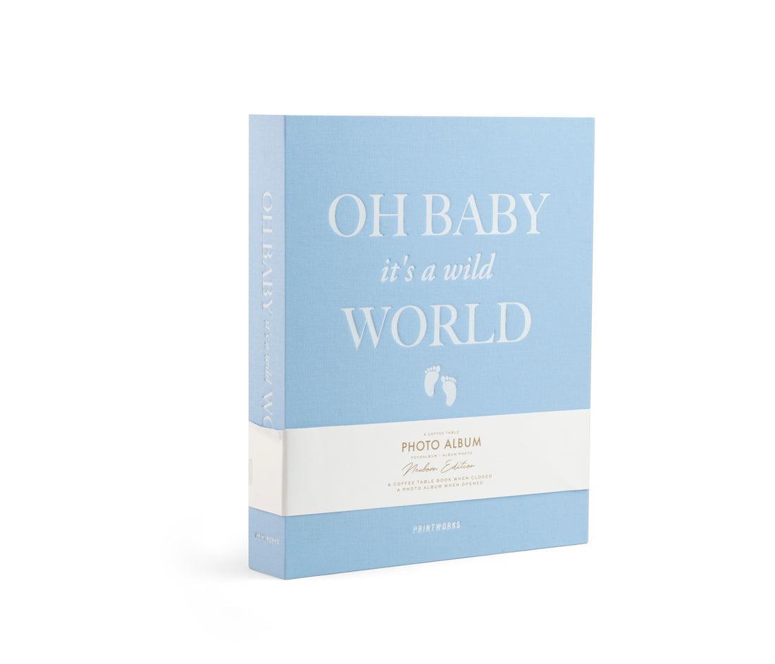 Printworks - Oh Baby it´s a wild World - A Coffee Table Photo Album | Blau - Codeso Living