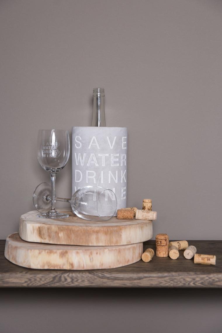 Räder Weinkühler "SAVE WATER DRINK WINE" Codeso Living