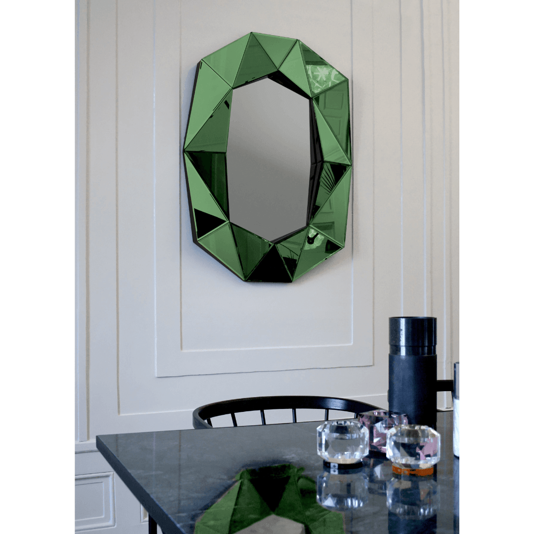 Reflections Copenhagen Designer Spiegel Diamond Large | Emerald Codeso Living