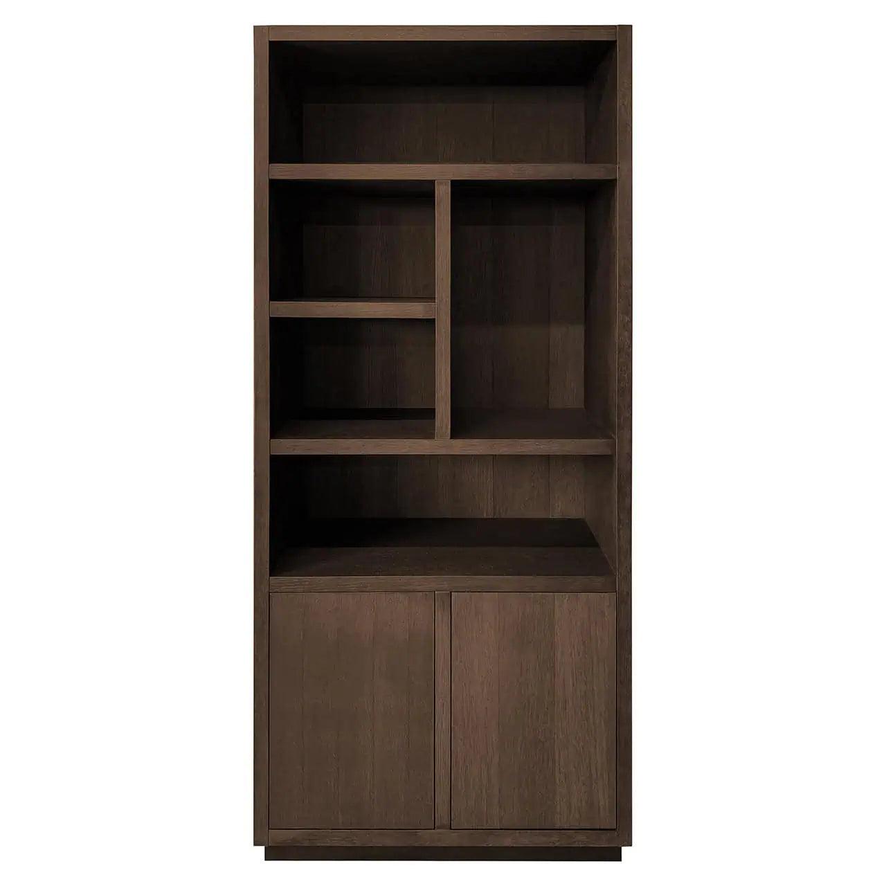 Richmond Interiors 2-türiger Bücherschrank Oakura | braun