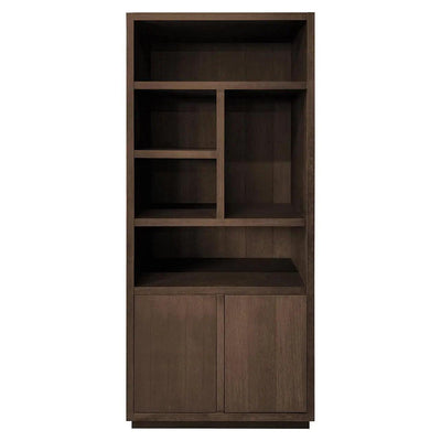 Richmond Interiors 2-türiger Bücherschrank Oakura | braun