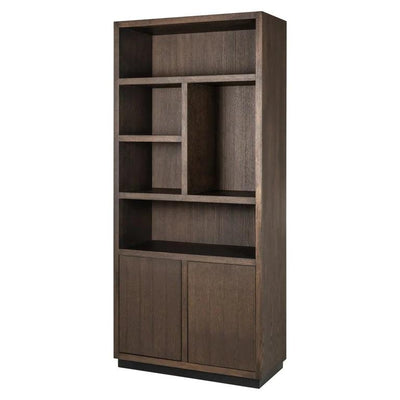 Richmond Interiors 2-türiger Bücherschrank Oakura | braun