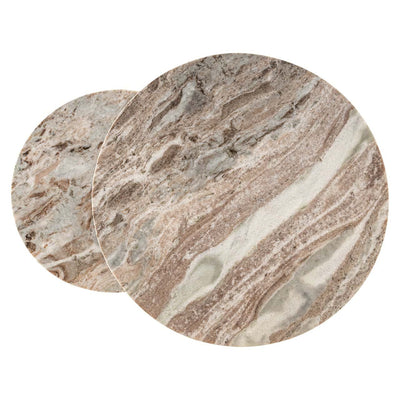 Richmond Interiors 2er Set Beistelltisch Fairfax | Stone