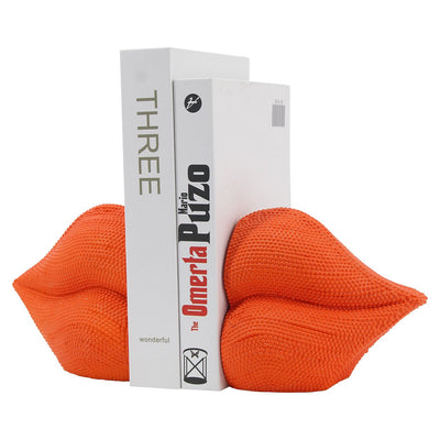 Richmond Interiors 2er Set Buchstützen Kiss | Orange