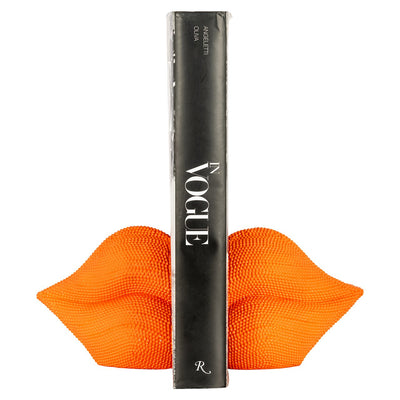 Richmond Interiors 2er Set Buchstützen Kiss | Orange