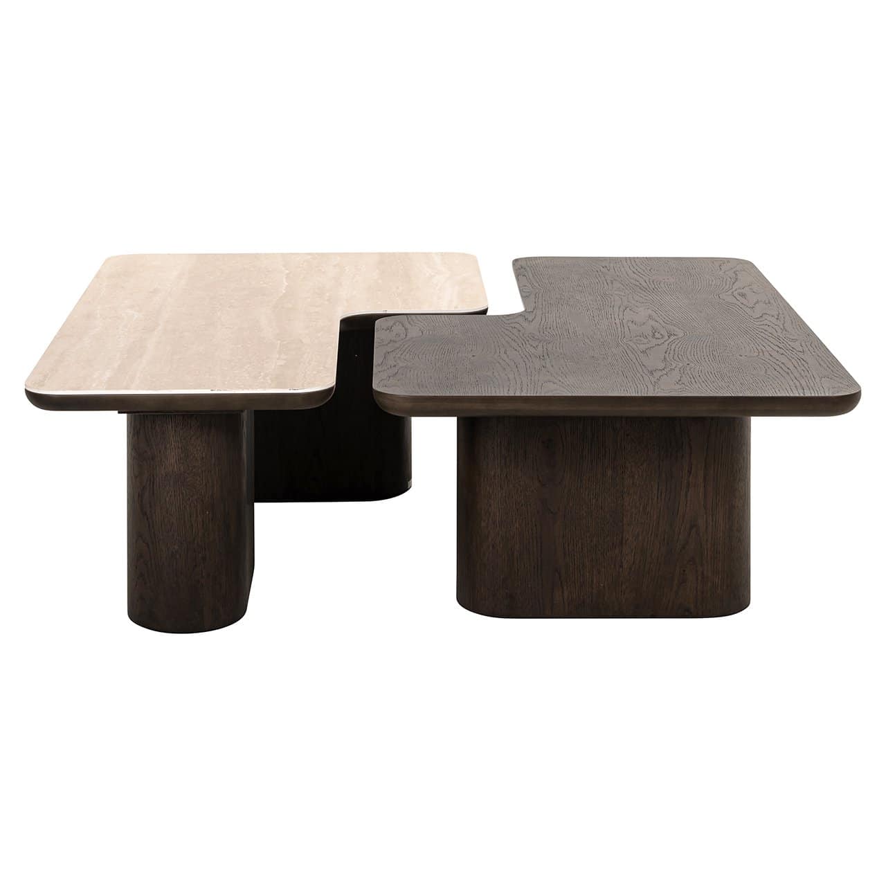 Richmond Interiors 2er Set Couchtisch Nando