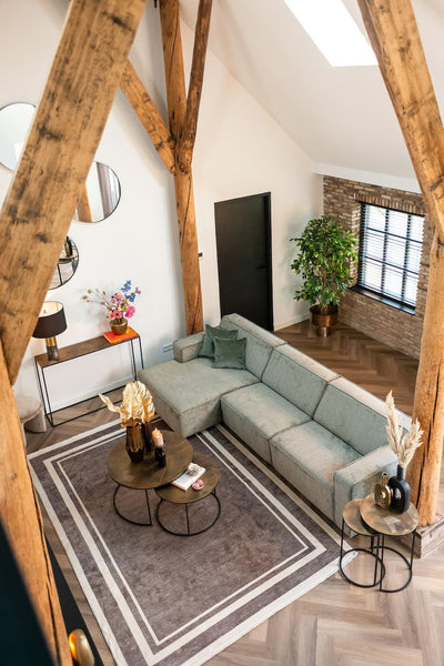 Richmond Interiors 2er Set Couchtisch Tulum | ø 80 cm