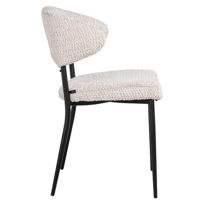 Richmond Interiors 2er Set Esszimmerstuhl Bea | Cream